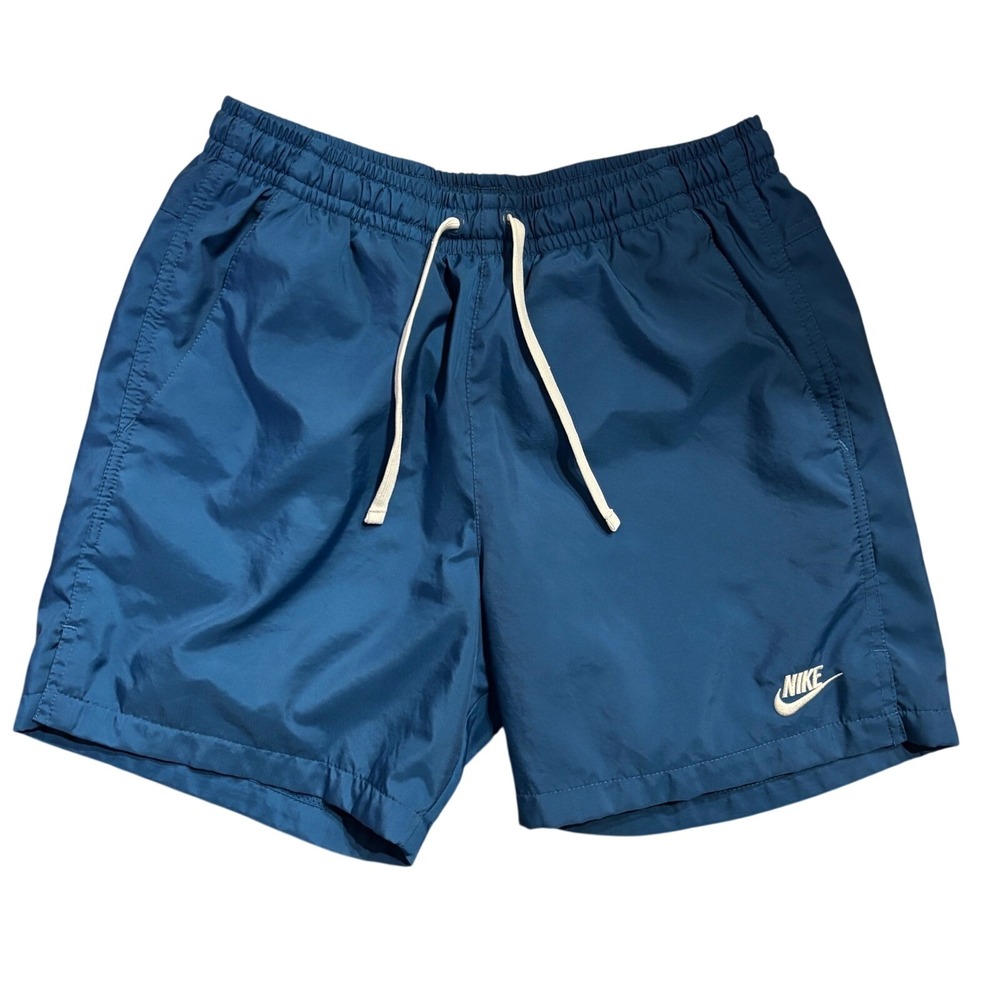 Nike Mens Sportswear Woven Flow Shorts Blue Small